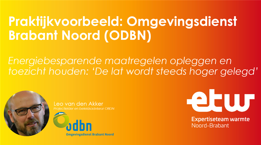 Bericht Praktijkvoorbeeld: Omgevingsdienst Brabant Noord (ODBN) bekijken